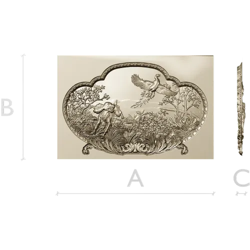 Forest Life Relief - high-relief STL 3D model for CNC