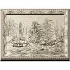 Лесная идиллия - рельефная панель в рамке (STL для ЧПУ)