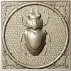 Scarab Relief Panel STL for CNC Milling