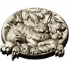 Hare Family Medallion - high-relief STL for CNC carving
