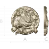 Hare Family Medallion - high-relief STL for CNC carving