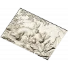 Rabbit Family Bas-Relief STL 3D Model for CNC