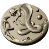 Cobra Medallion STL 3D model for CNC