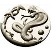 Cobra Medallion STL 3D model for CNC