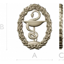 Чаша Гигии в лавровом венке