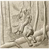 Ivan Tsarevich and the Gray Wolf - High Relief Panel STL