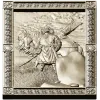 Ilya Muromets high-relief panel STL for CNC