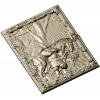 Ilya Muromets relief panel STL for CNC milling
