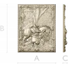 Ilya Muromets relief panel STL for CNC milling