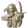 Native Archer Relief STL