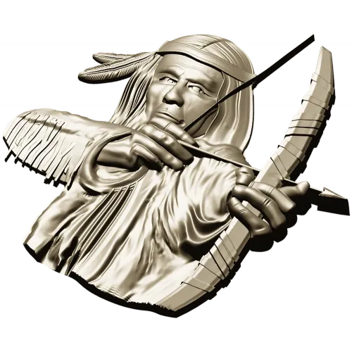 Native Archer Relief STL