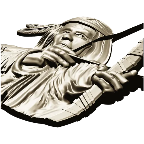 Native Archer Relief STL