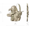 Native Archer Relief STL