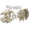 Wild West relief STL for CNC - Cowboy vs Native Chief