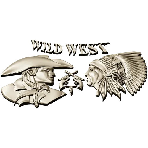 Wild West relief STL for CNC - Cowboy vs Native Chief