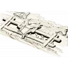 Horse & Saddle Bas-Relief - STL 3D model for CNC carving