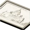 St. Isaac's Cathedral Framed Bas-Relief - STL 3D Model for CNC