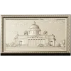 St. Isaac's Cathedral Framed Bas-Relief - STL 3D Model for CNC