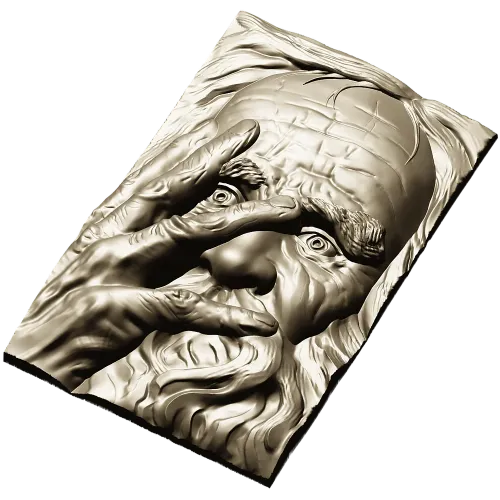 Искушение Петра - 3D модель stl для ЧПУ (рельеф)