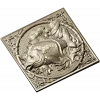 Carp Medallion 3D model in STL for CNC
