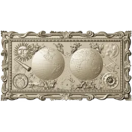 Celestial Twin Map Panel