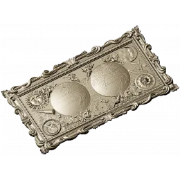 Celestial Twin Map Panel