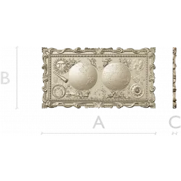 Celestial Twin Map Panel