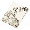 Lotus Serenity - high-relief Chinese beauty 3D model (STL) for CNC