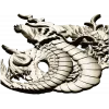 Coiled Imperial Dragon - detailed STL 3D model for CNC