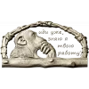 Pensive Monkey Key Holder - STL 3D model for CNC