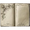 Книга с розами - 3D модель STL для ЧПУ