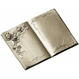 Книга с розами