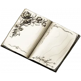Книга с розами