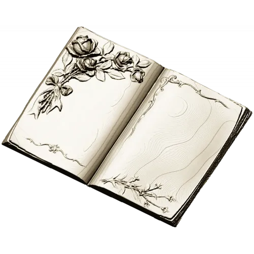 Книга с розами - 3D модель STL для ЧПУ