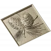 Pinecone Relief Panel STL for CNC Carving