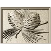 Pinecone Relief Panel STL for CNC Carving