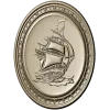 Oval Ship Medallion STL for CNC Routing