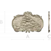 Декоративный картуш с парусником - 3D модель STL для ЧПУ