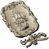 Ship Relief Plaque STL - 3D model for CNC router
