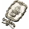 Ship Relief Plaque STL - 3D model for CNC router