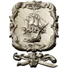 Ship Relief Plaque STL - 3D model for CNC router