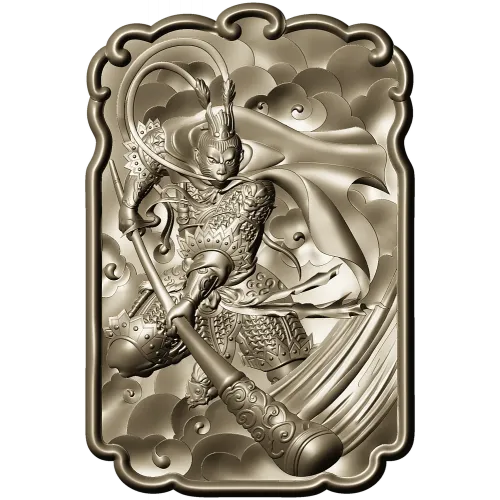 Sun Wukong Monkey King high-relief STL model for CNC milling