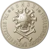 Coronavirus Skull Coin - STL 3D model for CNC