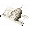 Костёльная ротонда - высокорельефная 3D модель STL для ЧПУ
