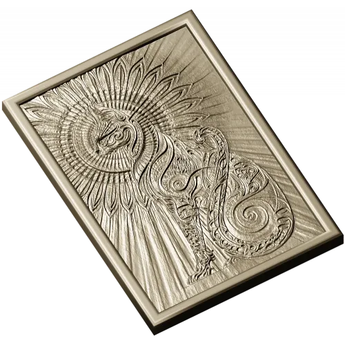 Кот-Солнце - рельефная 3D модель STL для ЧПУ