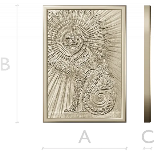 Кот-Солнце - рельефная 3D модель STL для ЧПУ