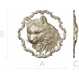 Regal Feline Medallion