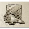 Рельефная 3D модель STL "Лесная ласка" - панно с животным для чпу