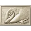 Лебединая грация - панно в рельефе (STL)