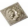 Рельефный медальон с головой льва - STL для ЧПУ